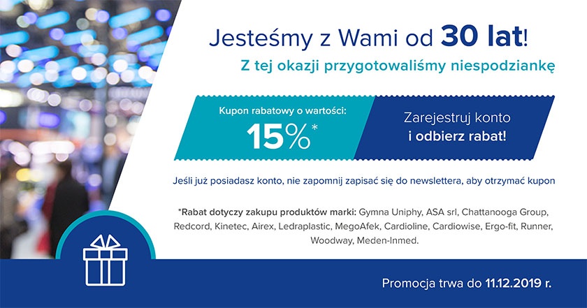 Kupon rabatowy 30-lecie