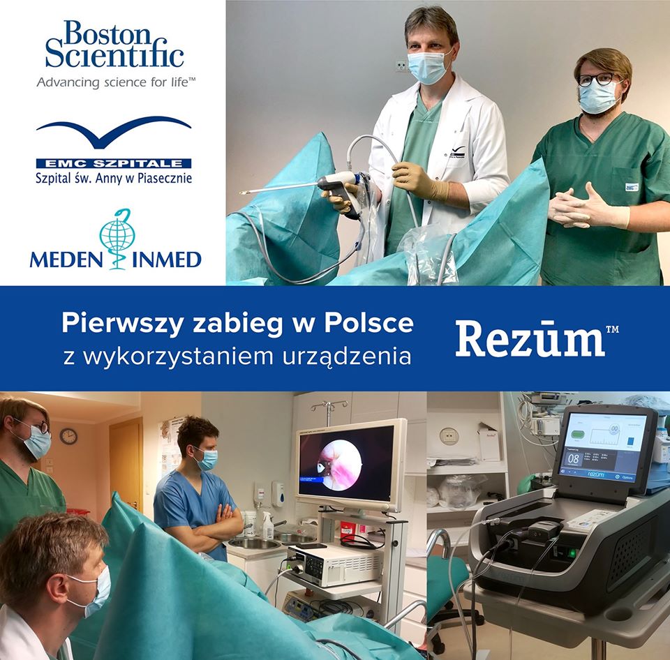Pierwszy w Polsce zabieg z wykorzystaniem Rezum